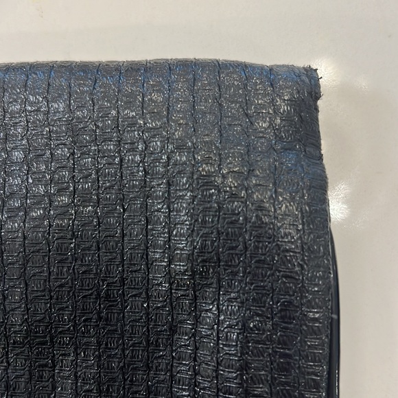 💕HP💕Stella McCartney black faux leather and gold clutch - Picture 9 of 16